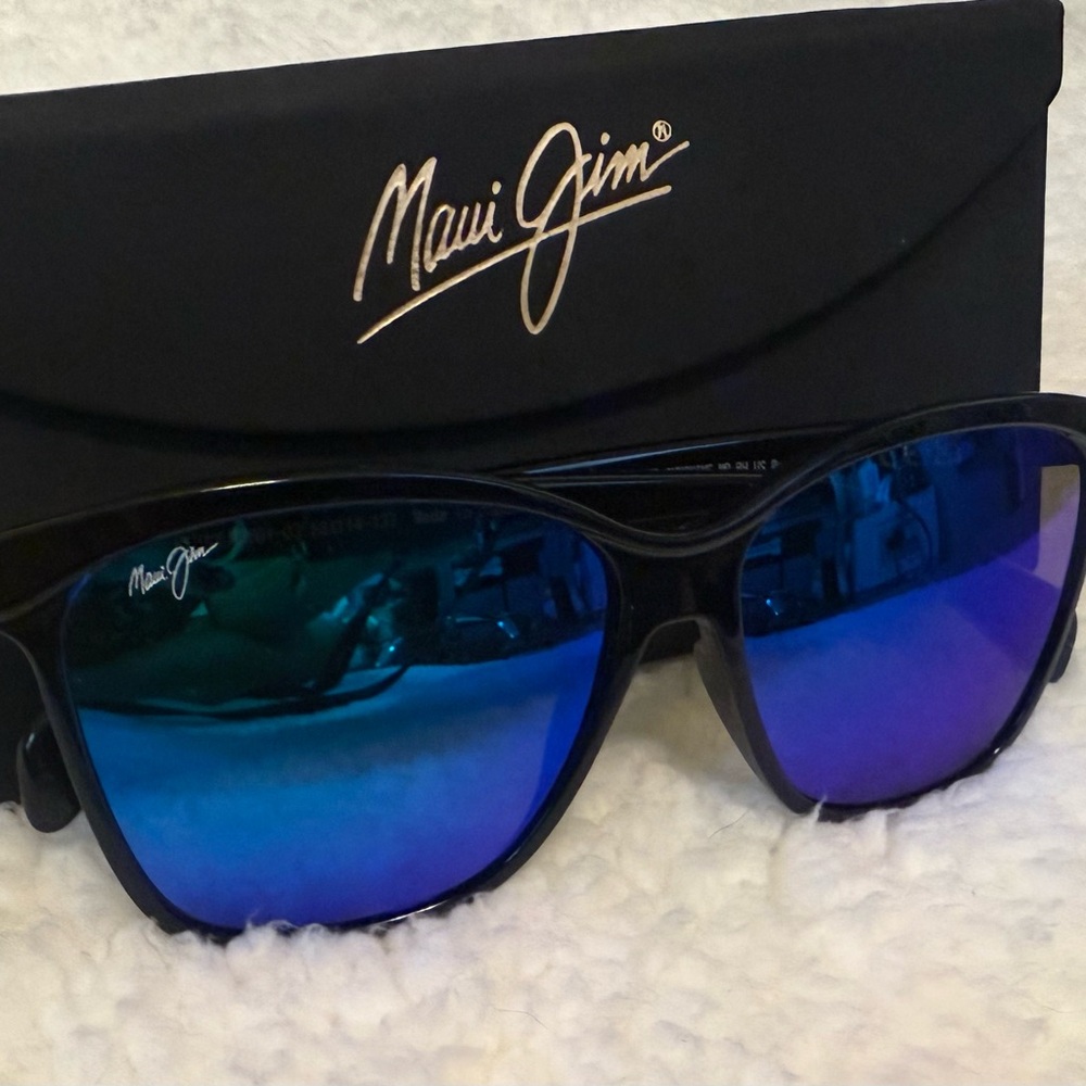 Maui Jim Blue and Purple Sunglasses